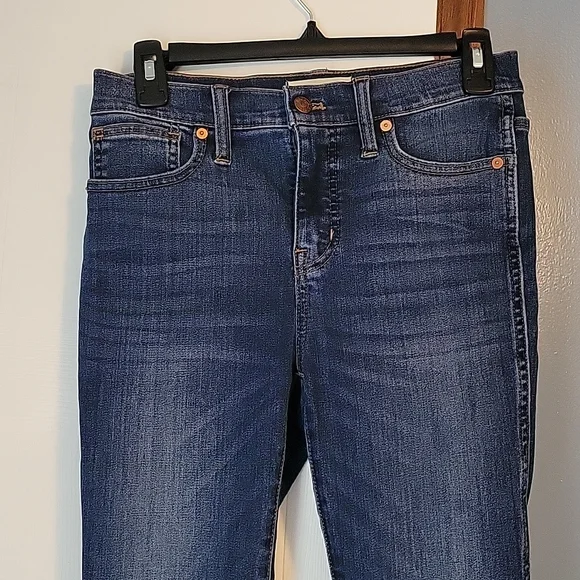 🌻 Madewell Women's 10" High-rise Skinny Jeans Size 26P - Picture 2 of 9